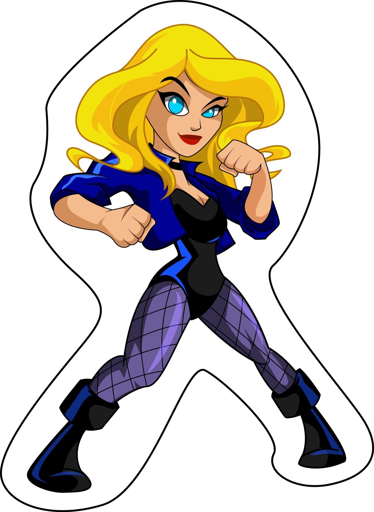 Black Canary Png Photos (white, black, gray, gold)