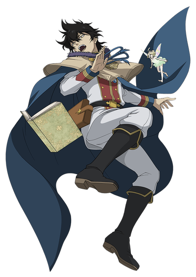 Black Clover Png Transparent Image (indigo, white, black, gray, navy)