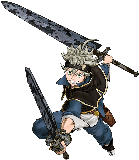 Black Clover Png Transparent Picture (black, gray)