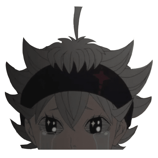 Black Clover Transparent Background (black, gray, indigo)