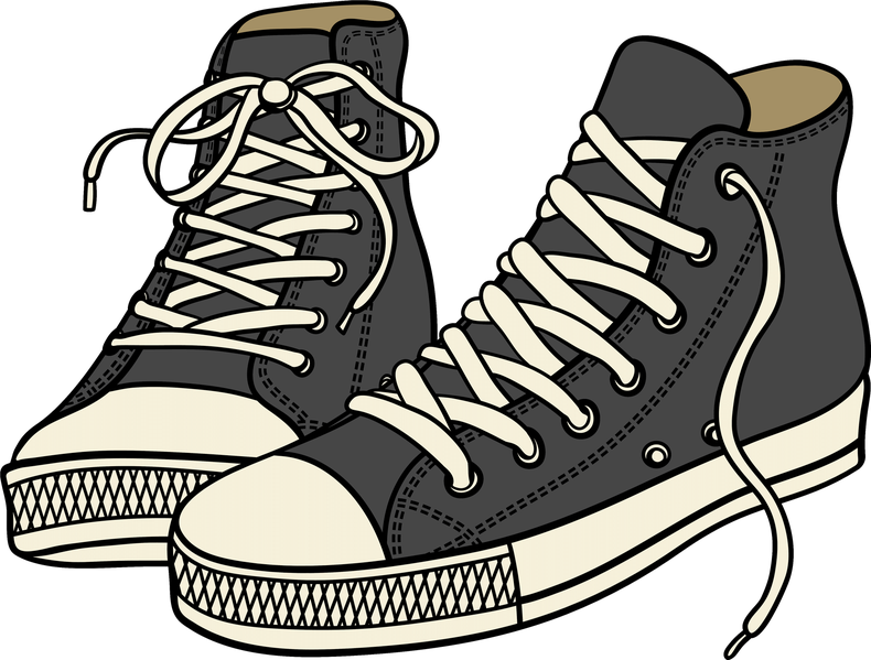 Black Converse Shoes Png File (beige, black, indigo)