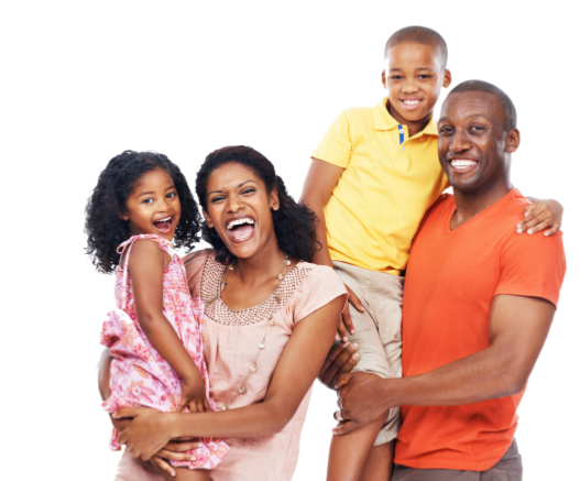 Black Family Png Clipart (white, beige, chocolate)