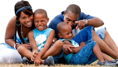 Black Family Png File (white, black)