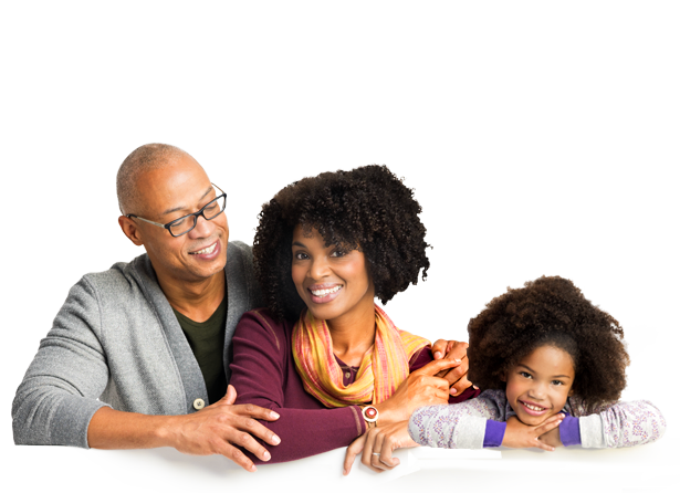 Black Family Png Photo (white, beige, lavender)