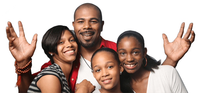 Black Family Png Transparent Image (white, beige, gray)