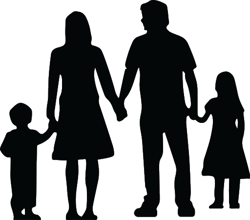 Black Family Png Transparent Picture (black)