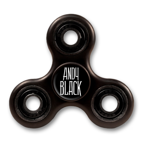 Black Fidget Spinner Png Image (black)