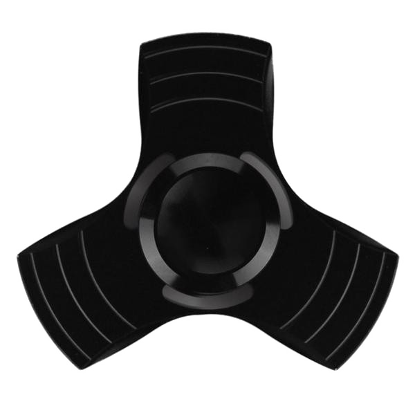 Black Fidget Spinner Png Transparent Picture (black, white)