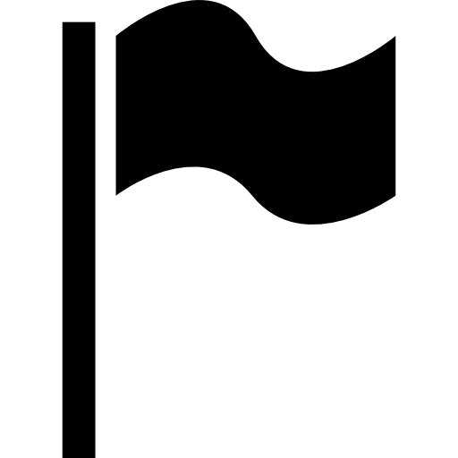 Black Flag Png Cutout (indigo, gray, white, black, lavender)