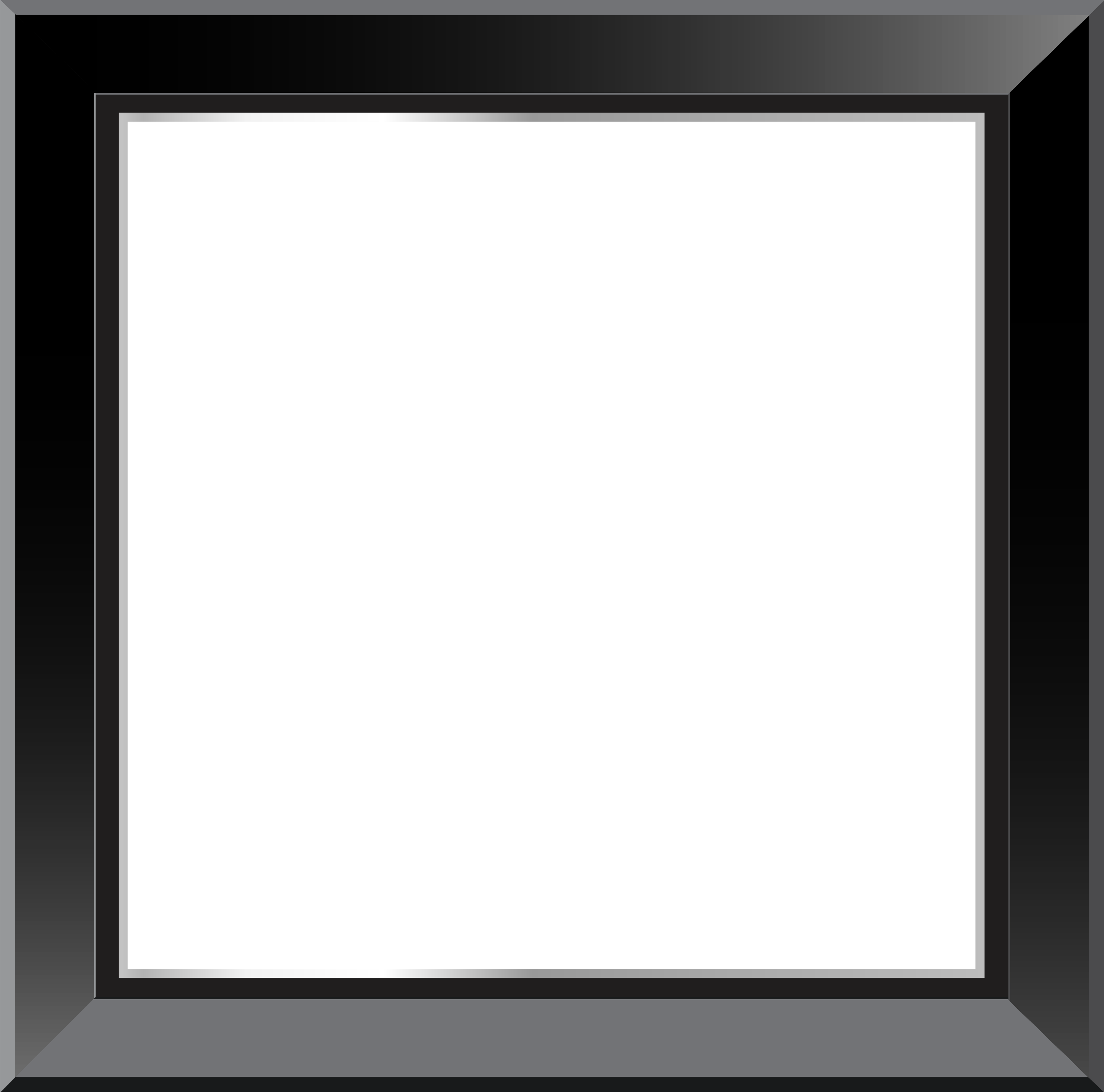 Black Frame Png Pic (black, gray, indigo)