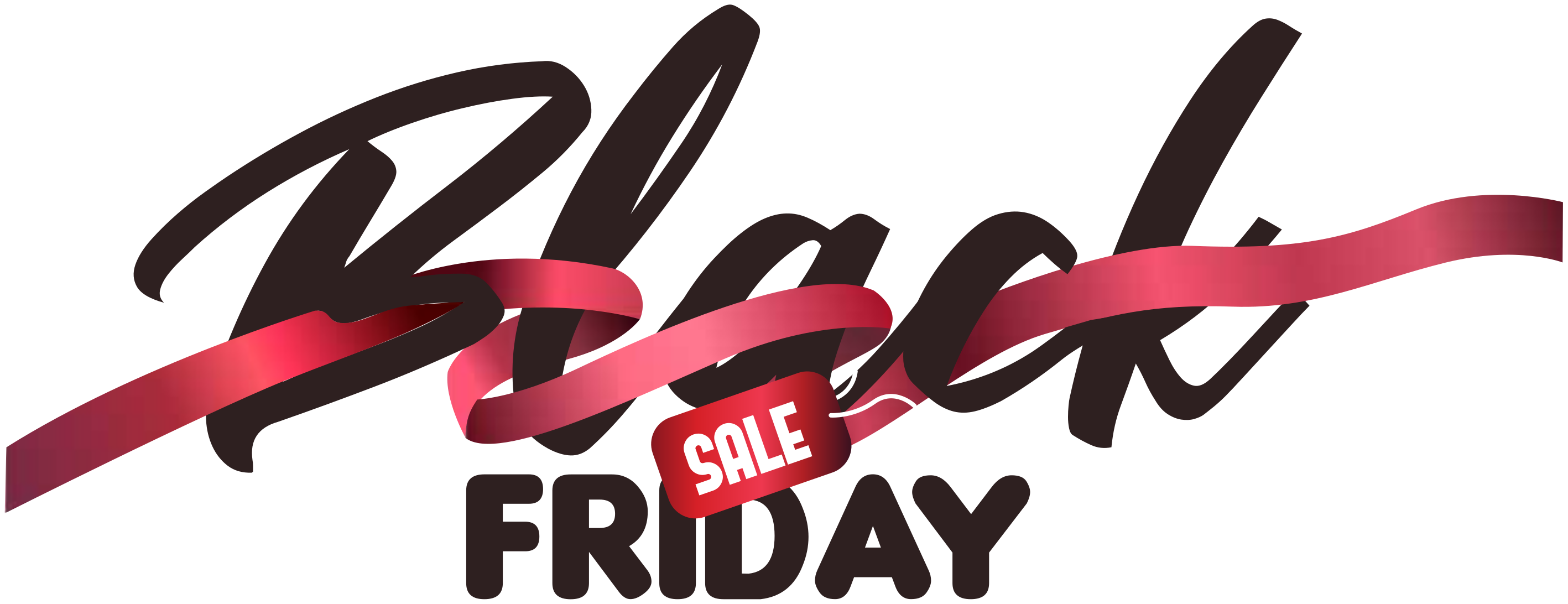 Black Friday Text Png File (black)