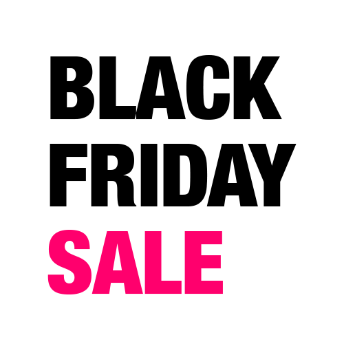 Black Friday Text Transparent Background (maroon, purple, black, red)