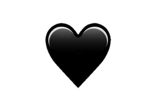 Black Heart Png Photos (black)