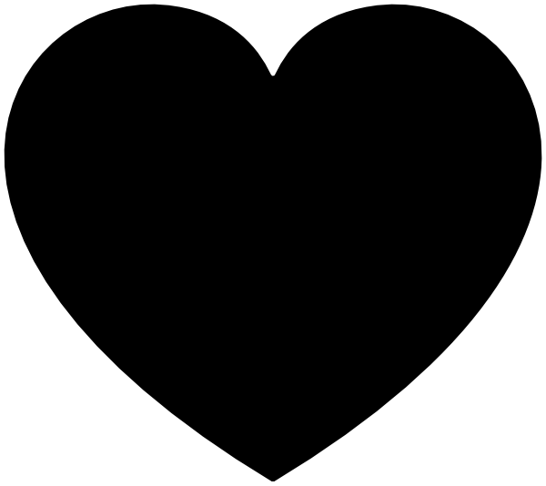 Black Hearts Png Hd (white, lavender, black)