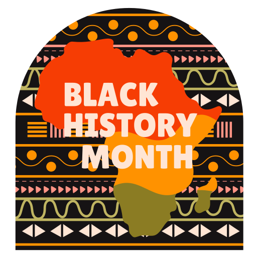 Black History Month Png Images (olive, orange, white, black, red)