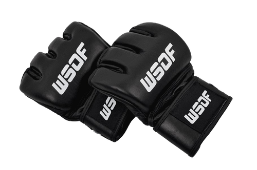 Black Mma Gloves Png Transparent Picture (black)