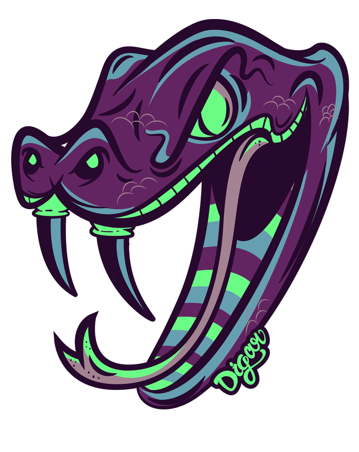 Black Mamba Transparent Png (purple, black, indigo)