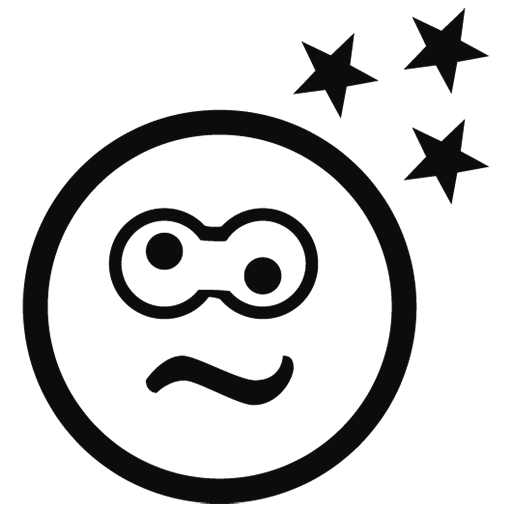 Black Outline Emoji Png Hd (white, black)