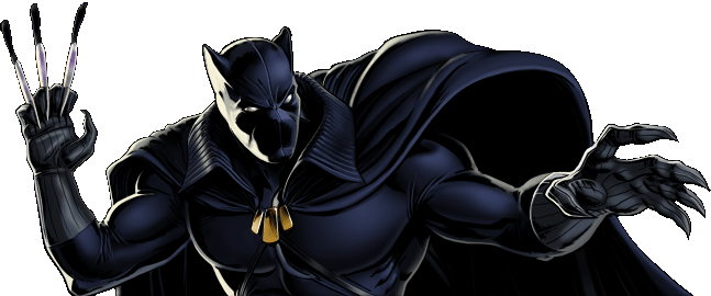 Black Panther Marvel Png Hd (black)