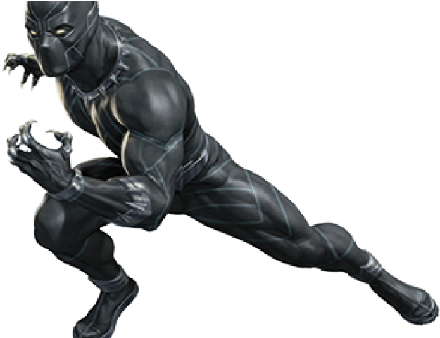 Black Panther Marvel Png Isolated File (black)