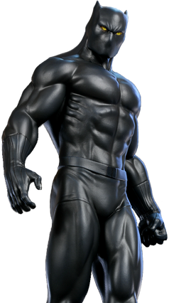 Black Panther Marvel Png Isolated Image (black)