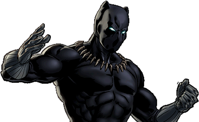 Black Panther Marvel Png Isolated Pic (black)