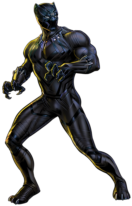 Black Panther Movie Transparent Png (black)