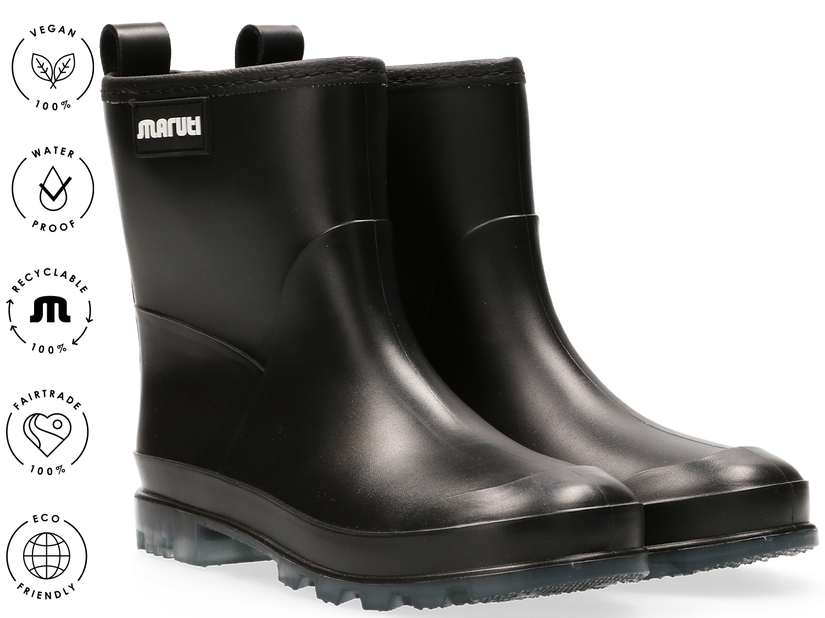 Black Rain Boots Png File (black)