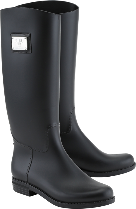 Black Rain Boots Png Picture (indigo, black)