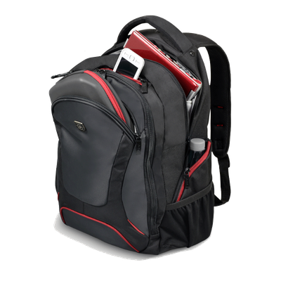 Black Sports Backpack Png Transparent Image (black, indigo)