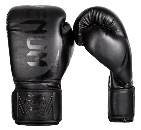 Black Venum Boxing Gloves Transparent Background (black, gray, indigo)