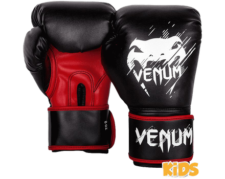 Black Venum Boxing Gloves Transparent Png (white, black)