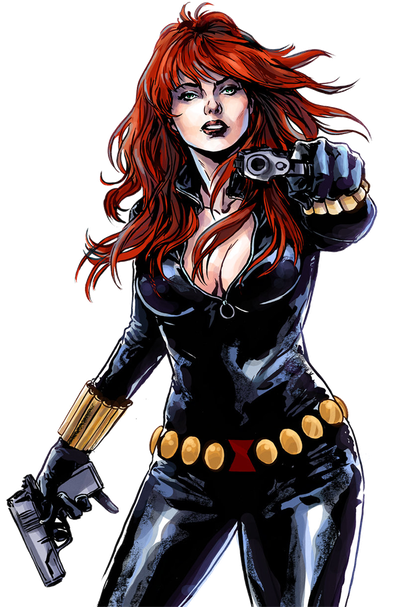 Black Widow Png Clipart (black)