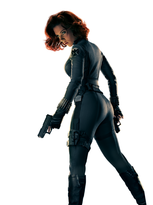 Black Widow Transparent Png (black)