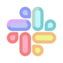 Slack Icon Free Transparent Png Icon Download Path (silver, salmon, mint, white, lavender)