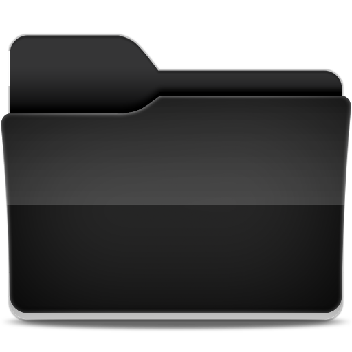 Blackest Windows Black Folder Folder Icon Free Nobackground Png Icon Download (black, white)