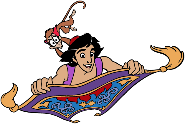 Aladdin Carpet Png Pic (salmon, indigo, black, gray, white)