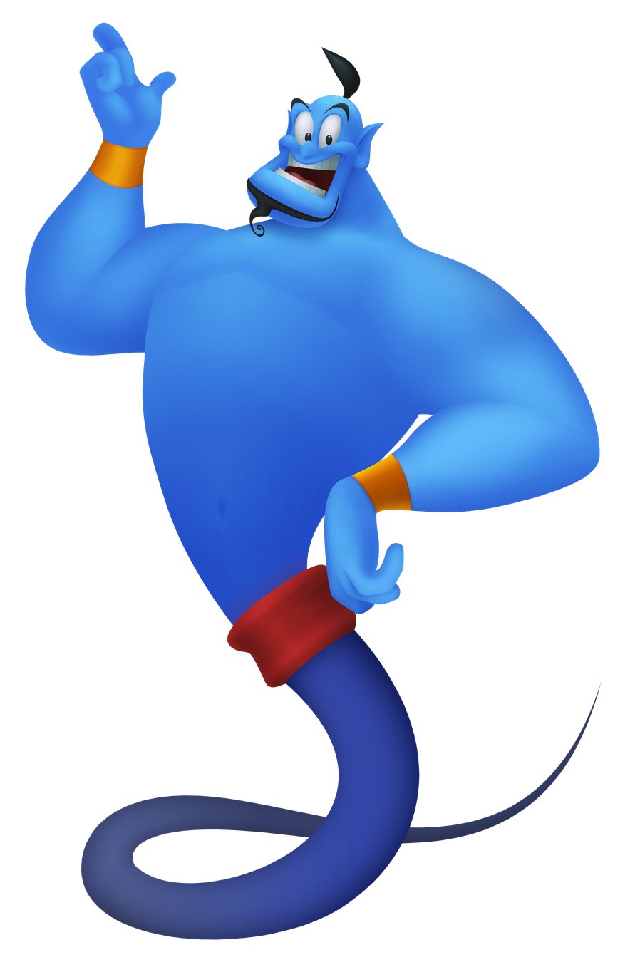 Aladdin Genie Png Clipart (teal, black, gray, indigo)