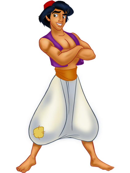 Aladdin Png Clipart (black, beige)