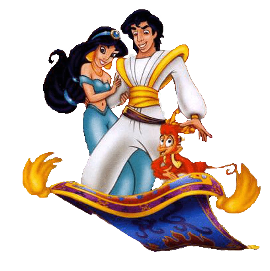 Aladdin Png Image Hd (black, white)