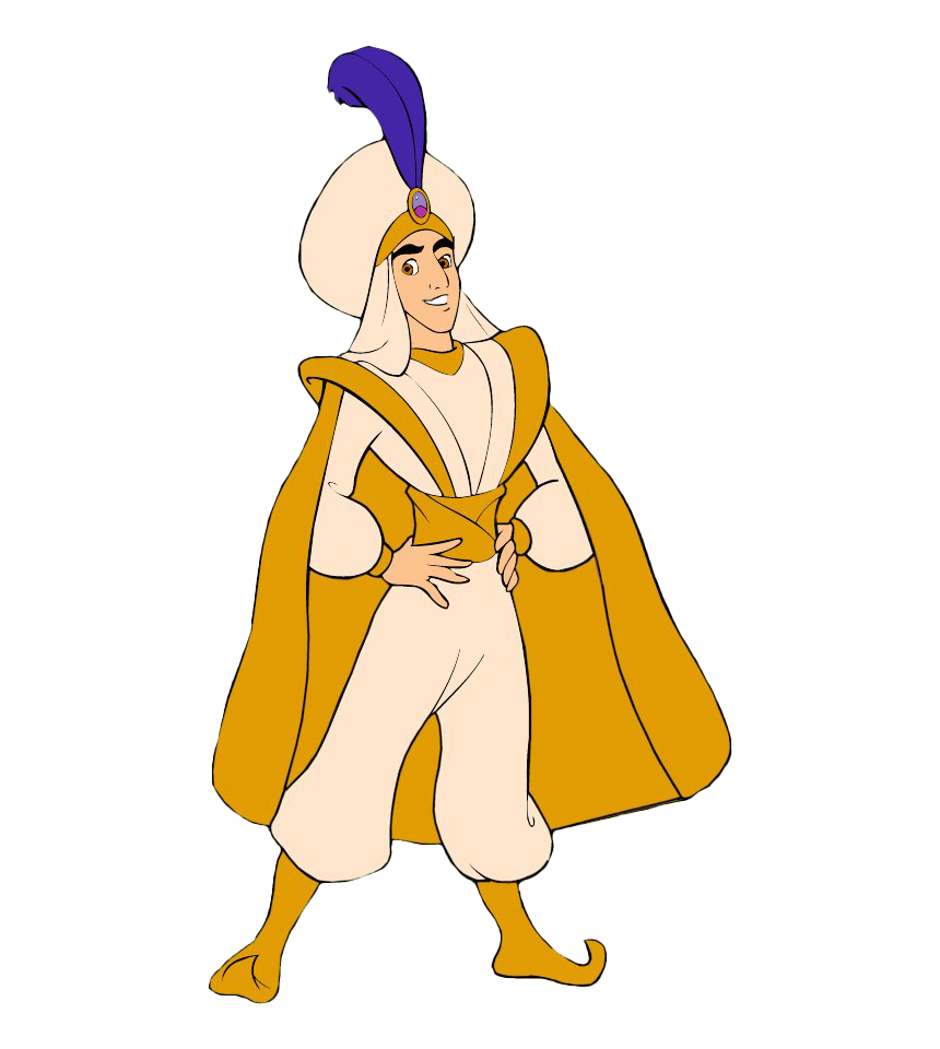 Aladdin Png Image (beige, orange, white)