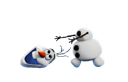 Olaf Download Png Image (white, silver)