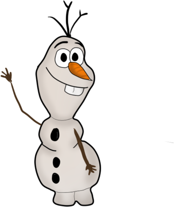 Olaf No Background (beige, black)