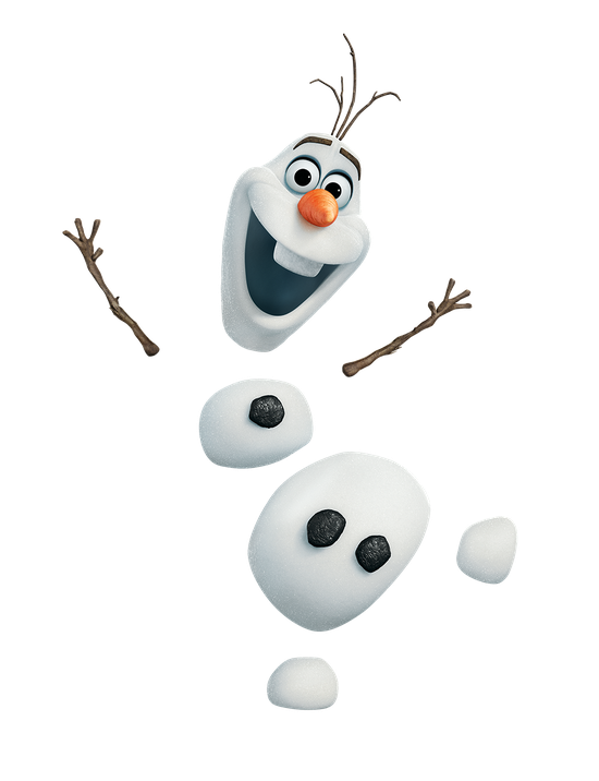 Olaf Png Clipart (lavender, black)