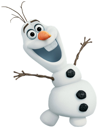 Olaf Png File (lavender, black)