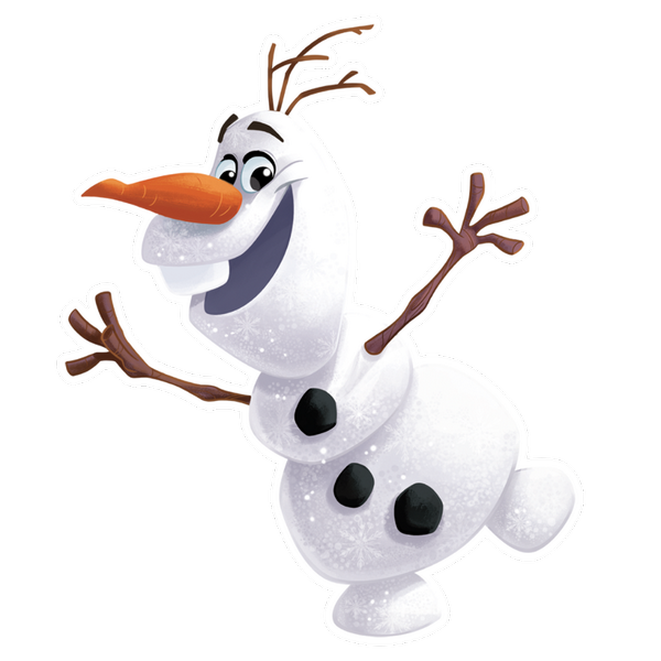 Olaf Png Hd Image (black, white)