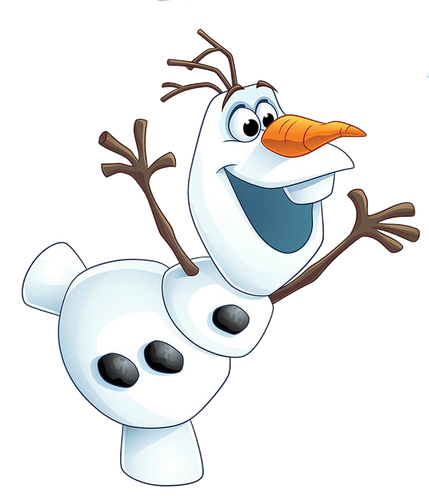 Olaf Png Image (white, lavender, black)