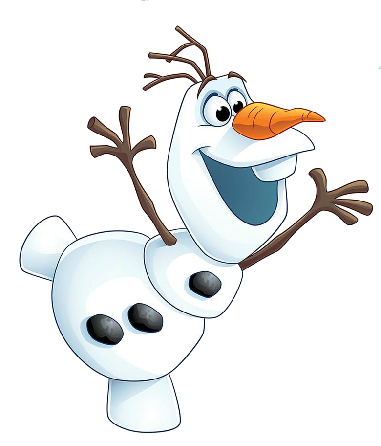 Olaf Png (black, lavender, white)