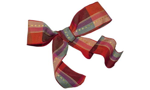 Plaid Ribbon Transparent Background (black, gray, chocolate)