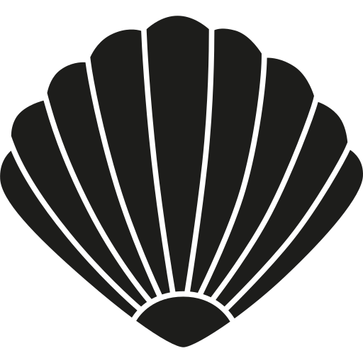 Clam Muscle Png Cutout (black)